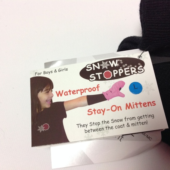 Snow Stoppers Waterproof Stay-On Winter Mittens - Picture 2 of 3